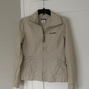 Columbia Women's Beige Utility Zip Jacket